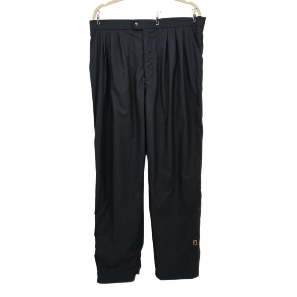Dryjoys by Footjoy Mens Large Pants Golf Tear Away Zipper Snap Button Lined